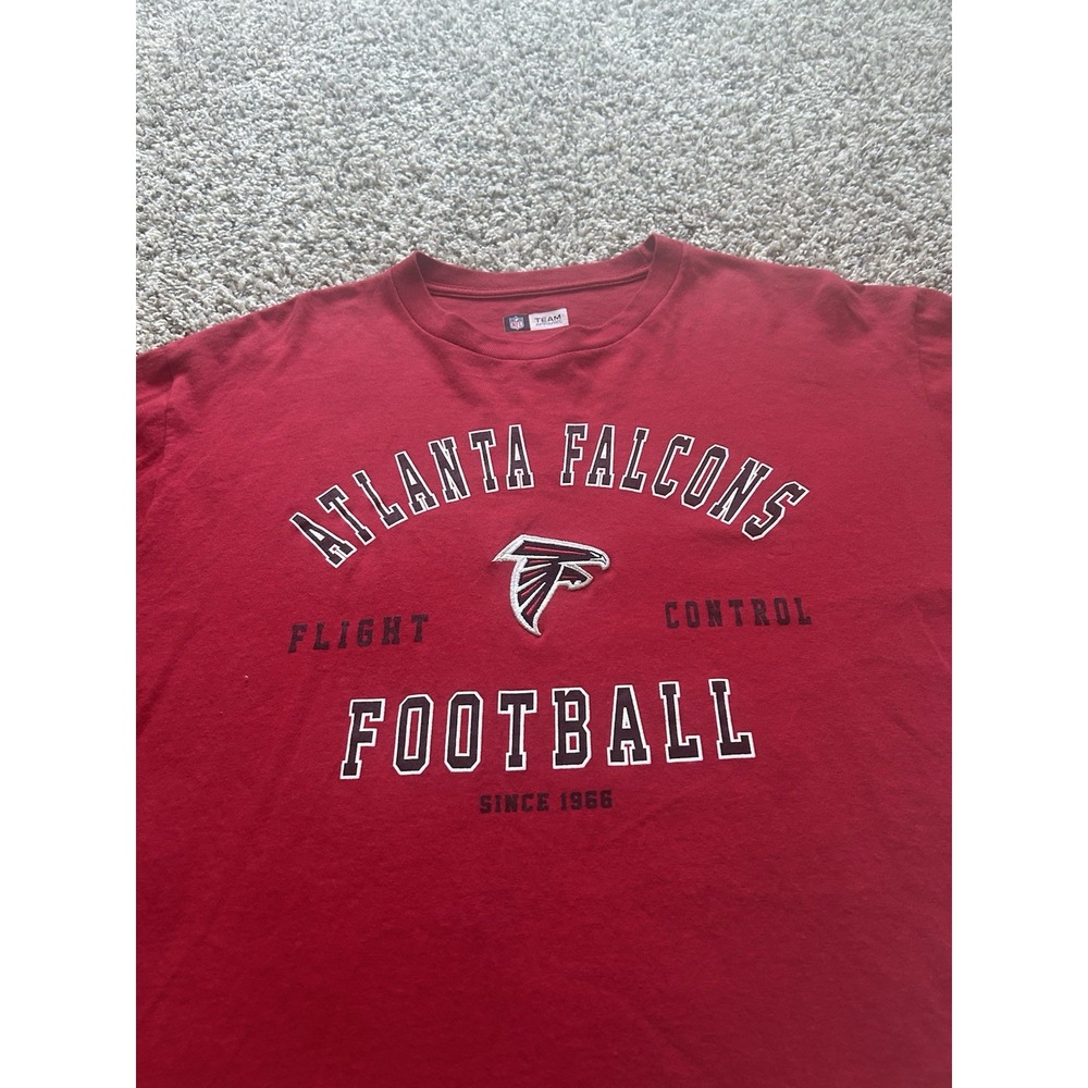 Team Apparel Men's Atlanta Falcons Football Short Sleeve Shirt Size Large